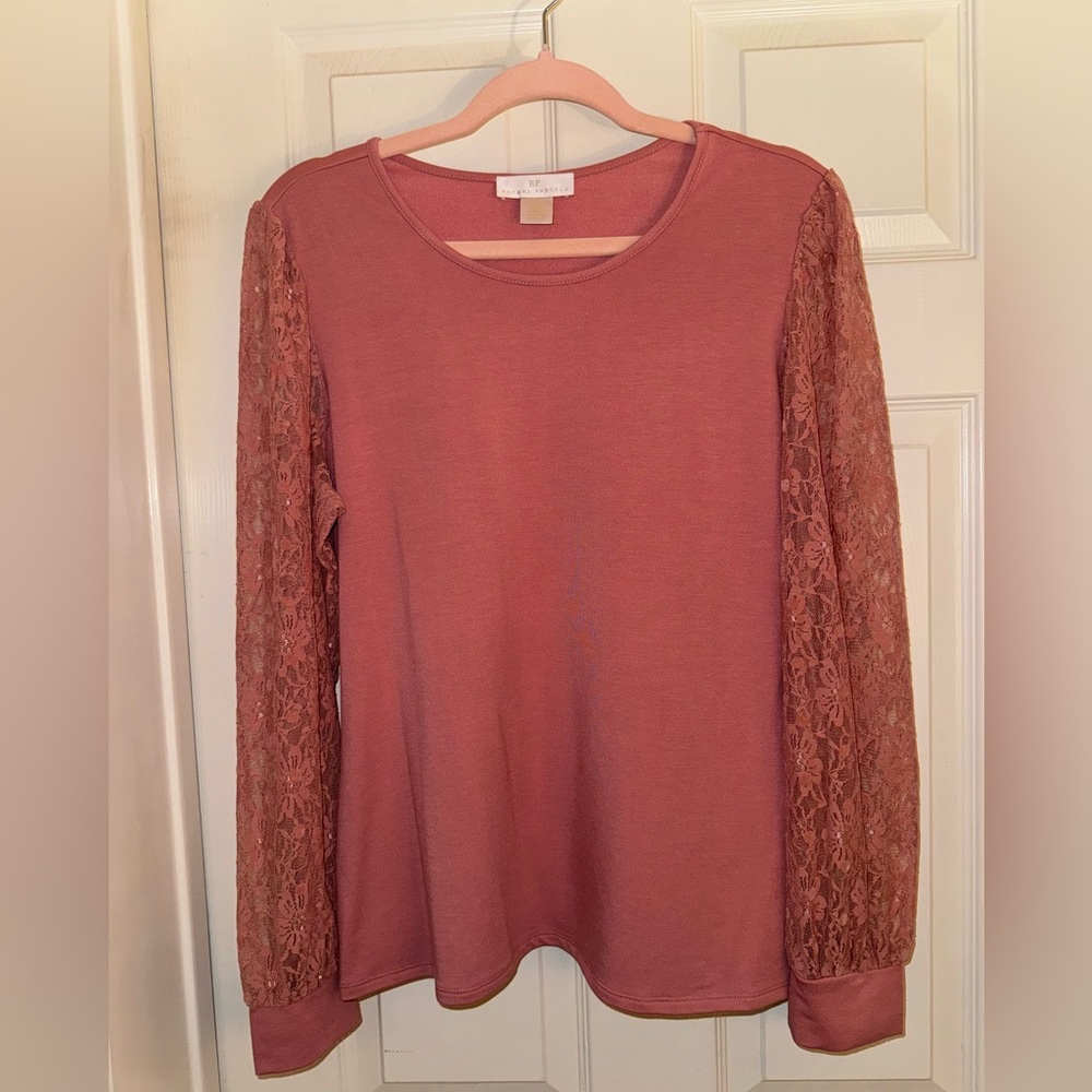 Rachel Parcell Long Sleeve Shirt Size L